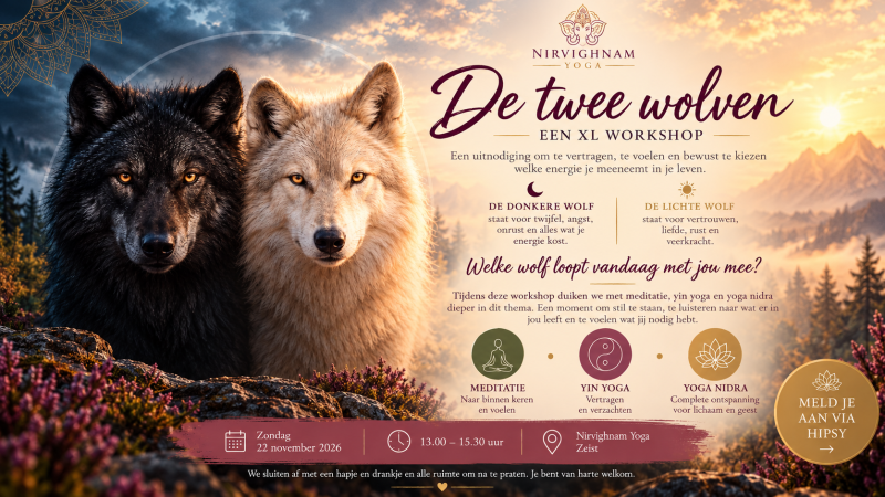 De Twee Wolven - Yoga Workshop XL