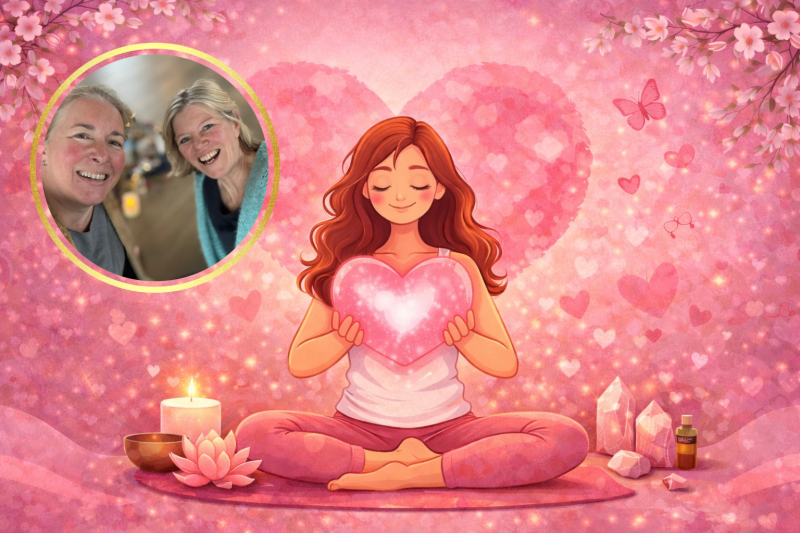 Valentijn mini retreat Yoga, Reiki en Zelfcompassie