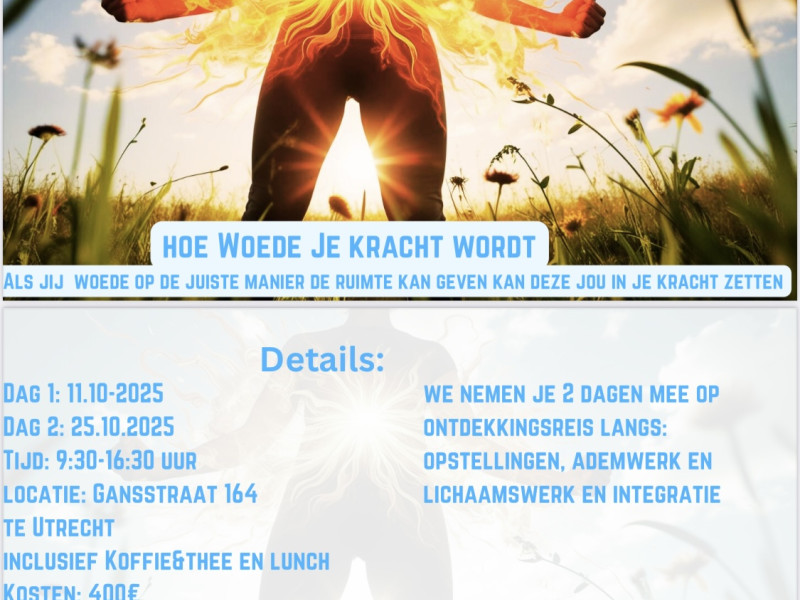 Van doofpot naar daadkracht, twee dagen over boosheid  - Breathwork, Autres ateliers, Travail systémique
