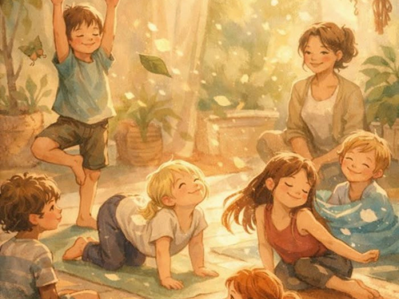 Kinderyoga bij Huis van Gaia in Voerendaal