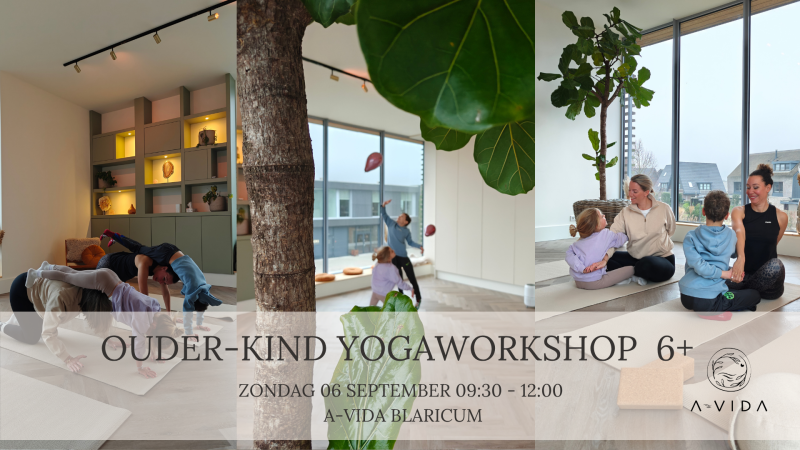 Ouder-Kind Yogaworkshop (6+) (DANA Maand)