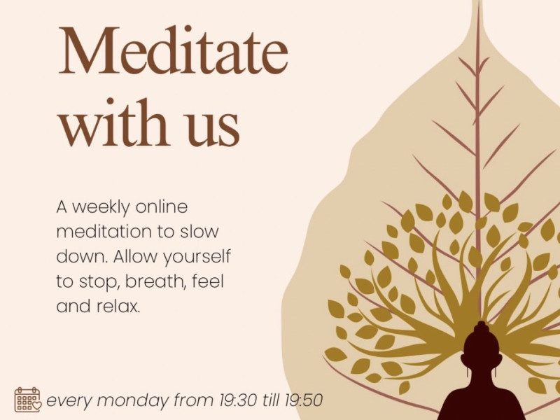 Meditate with us