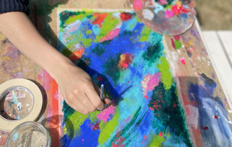 Soulful Painting Ochtend - Intuïtief schilderen op muziek - Peinture intuitive, Créativité, Expression de soi