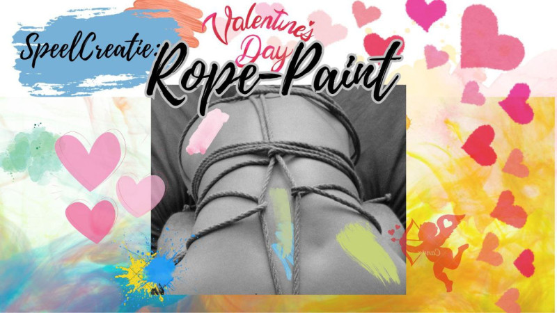 ROPE·PAINT Valentine editie: waar Bodypaint & Shibari elkaar ontmoeten - Shibari, Intuïtief Schilderen, Verbinding