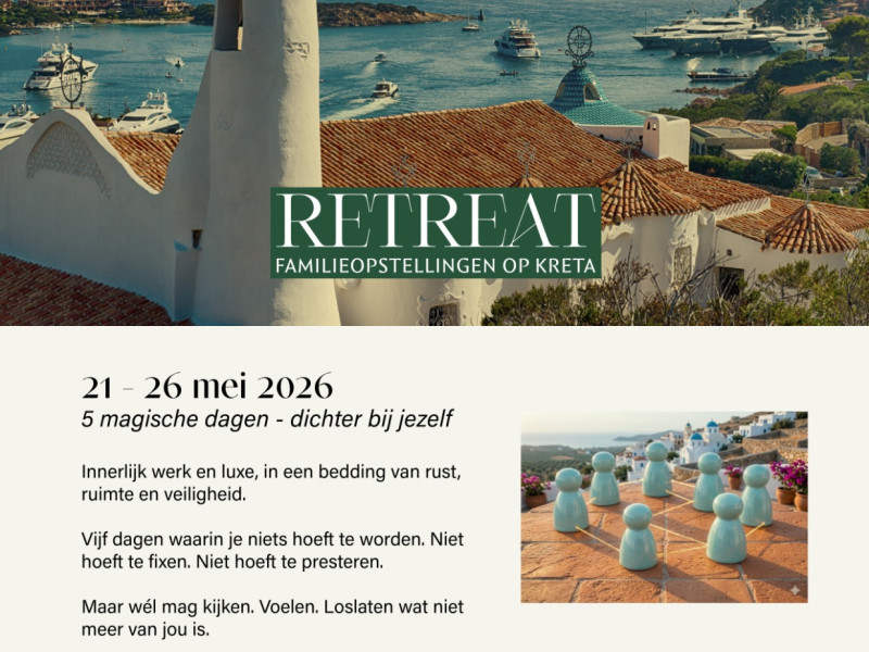 Familieopstellingen retreat op Kreta - Multi-day Retreats, Holiday, Family Constellations