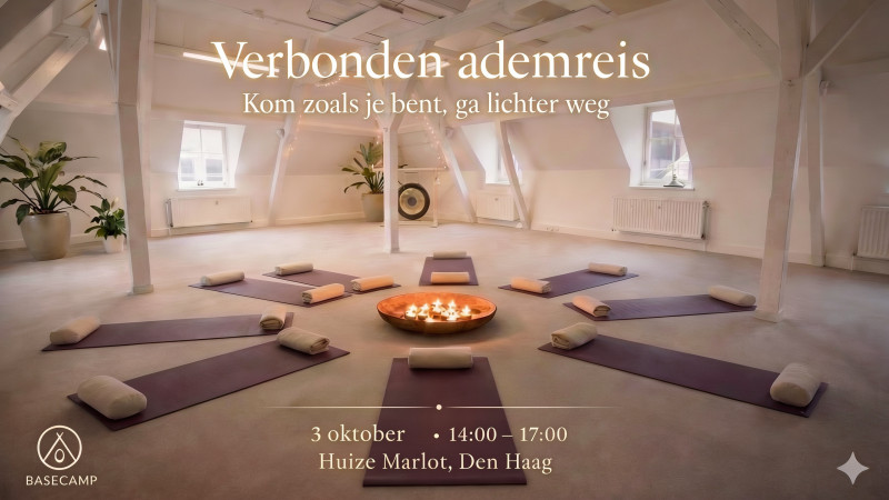 Verbonden ademreis - Kom zoals je bent, ga lichter weg