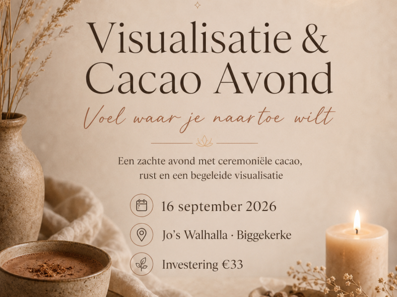 SOLÍA Zomeravond: Visualisatie & Cacao  - Ceremonia de cacao, Meditación, Trabajo energético