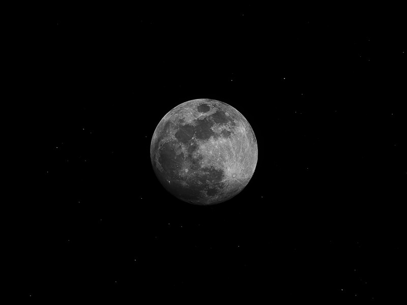 Volle maan cirkel & eclips