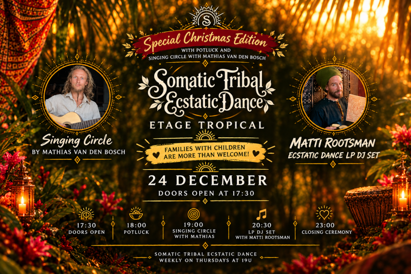 Ecstatic Dance Gent 💃 Christmas Edition 💃 Etage Tropical