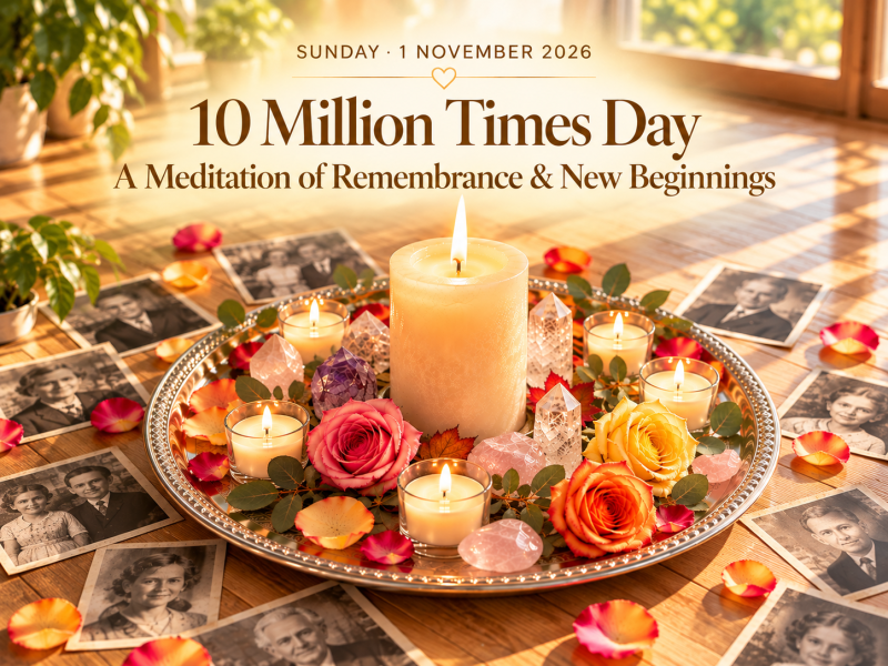 10 Million Times Day – A Meditation of Remembrance & New Beginnings