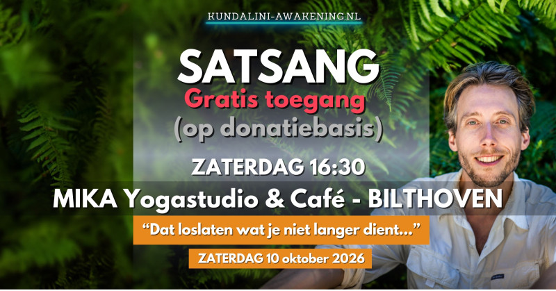 Gratis Satsang 10 oktober - (Non-Dualiteit)