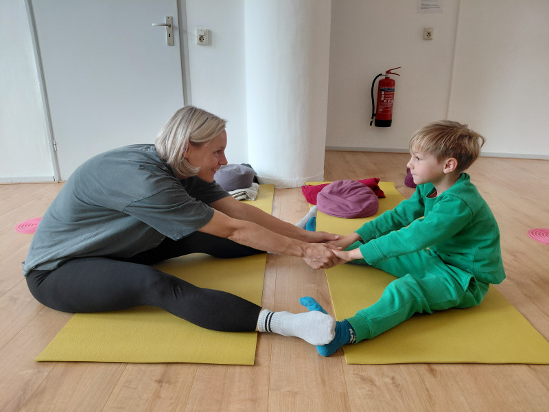 Ouder & Kind Yoga bij "Kwestie van Aandacht" in Heerlen