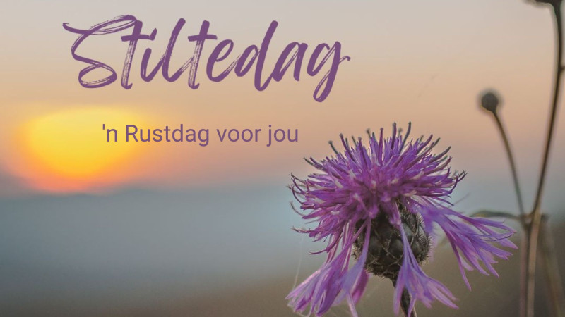 Stiltedag - een Rustdag voor jou