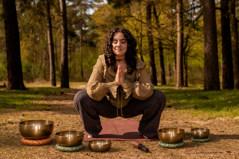 Yin Yang yoga in het park & Klankontspanning - Yoga, Coupes chantantes, Voyage sonore