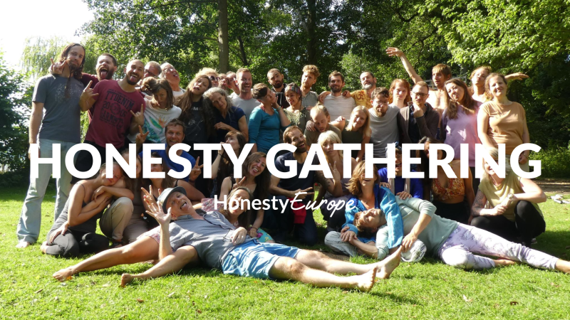 Honesty Gathering in Spitzmühle near Berlin, Germany 