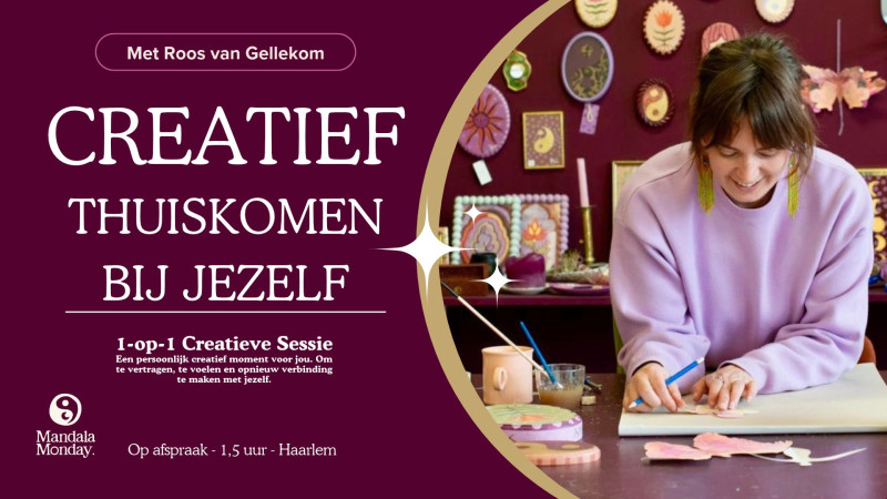Creatief thuiskomen bij jezelf - 1op1 creatieve sessie