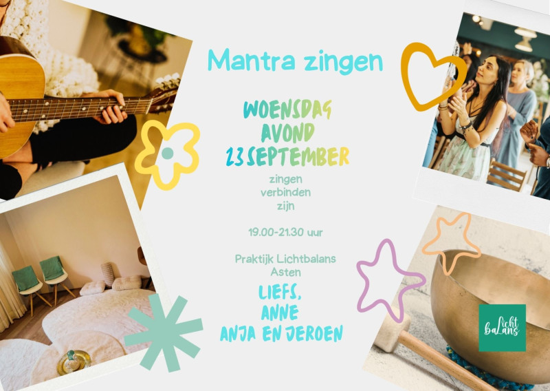 Mantra zingen in Asten, verbinden, zingen, zijn