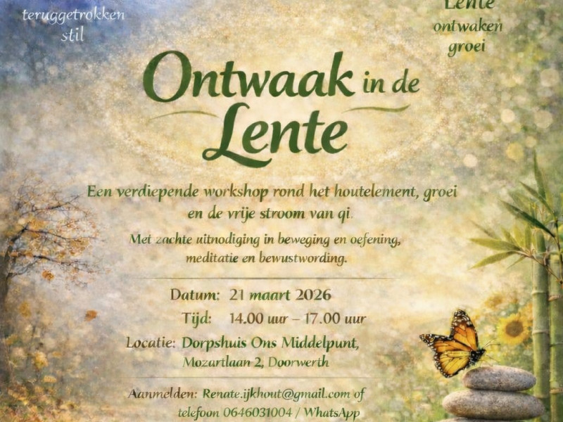 Ontwaak in de Lente - Desarrollo personal, Desarrollo de la conciencia, Meditación