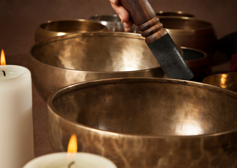 Klankschalen Meditatie