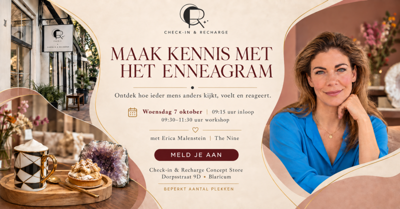 Check-in & Recharge | Maak kennis met het Enneagram - Développement personnel, Créativité, Développement de la conscience
