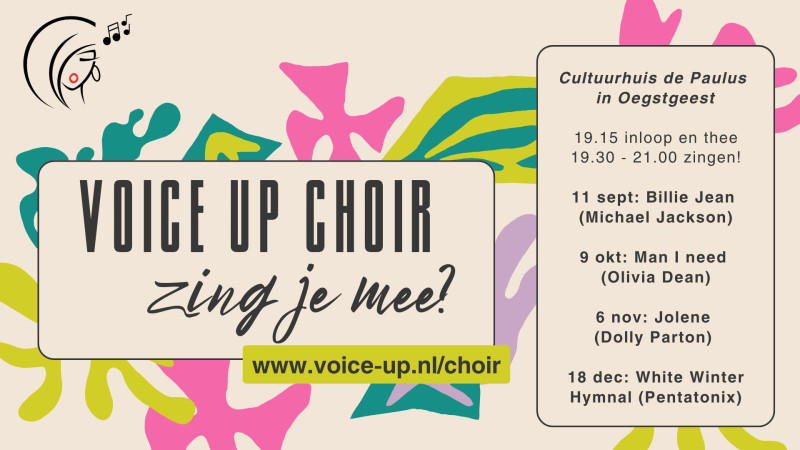 Voice Up Choir singing: Billie Jean 