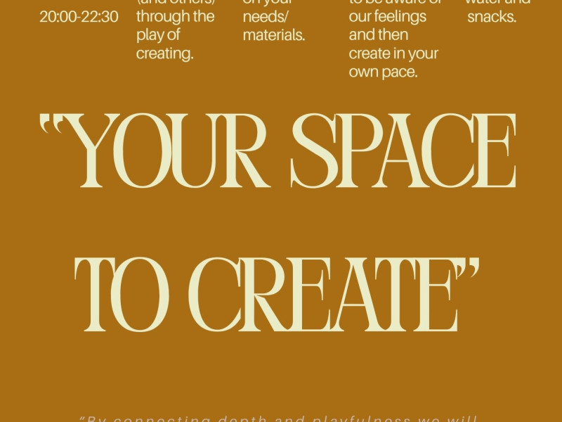 Your space to create
