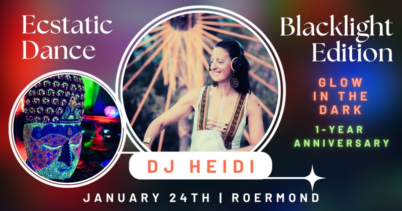 Ecstatic Dance | Special Anniversary Blacklight Edition with DJ Heidi
