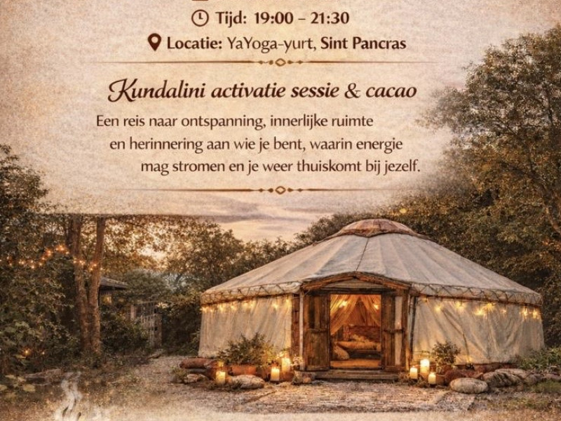 Cacao&Kundalini Activatie Sessie - Voyage Intérieur, Cérémonie de cacao