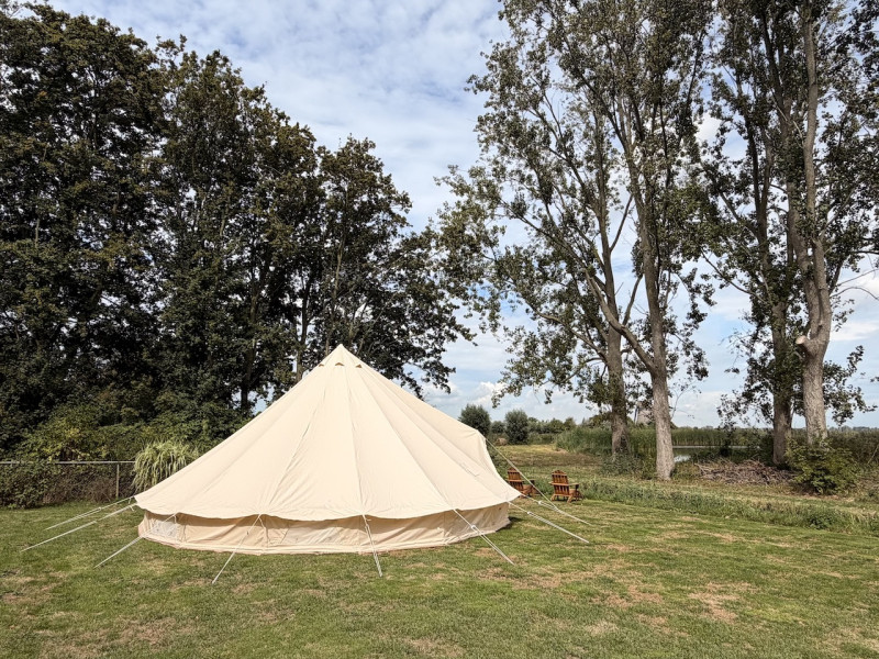 Kleinschalige ademcirkel in een Yurt-tent