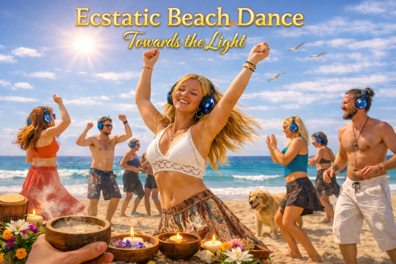 ECSTATIC BEACH DANCE + CACAO CEREMONIE - Ecstatic Dance, Cacao Ceremony, Conscious Dance