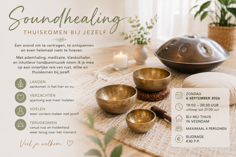 Soundhealing - Thuiskomen bij jezelf