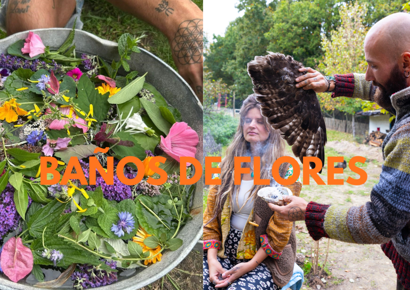 bloemenbad ceremonie baño de Flores Met Joep Schelberg
