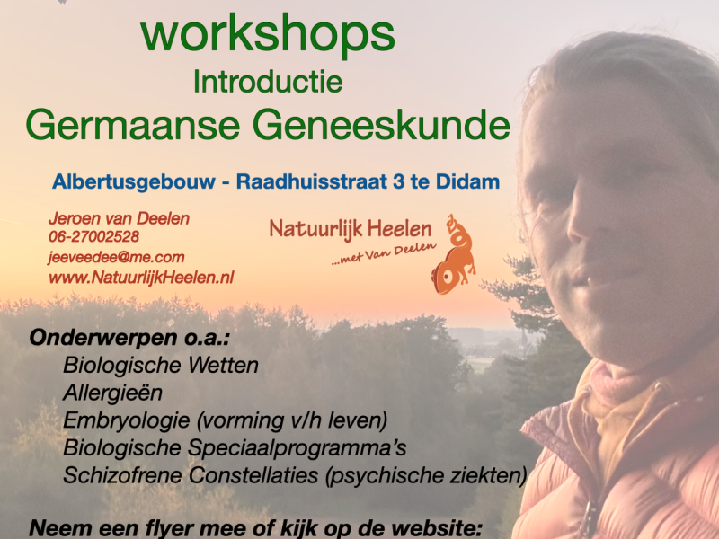 Kennismaking t.b.v. Workshops Introductie Germaanse Geneeskunde