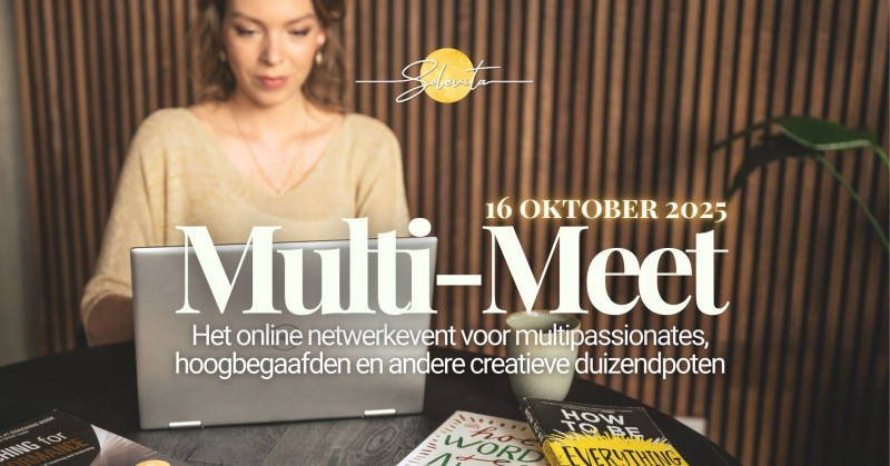 Online netwerkevent multipassionates - Verbinding, Community-building, Ondernemen