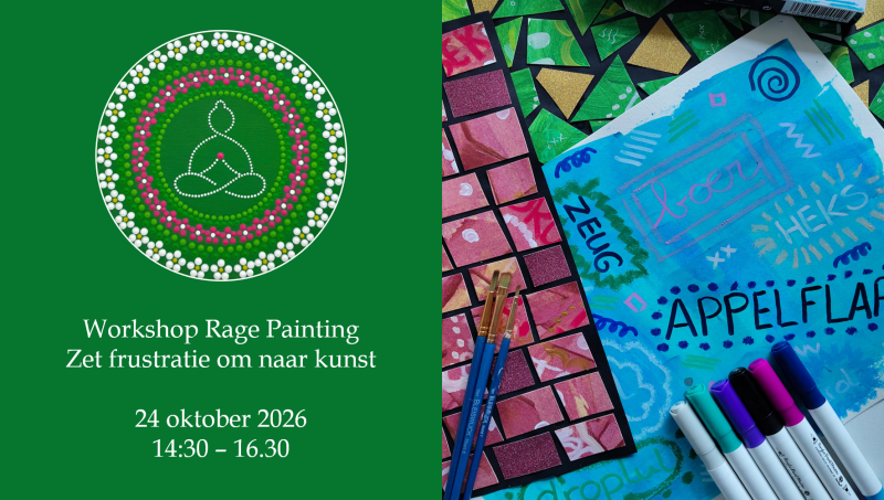 Workshop Rage Painting - Zet frustratie om naar kunst