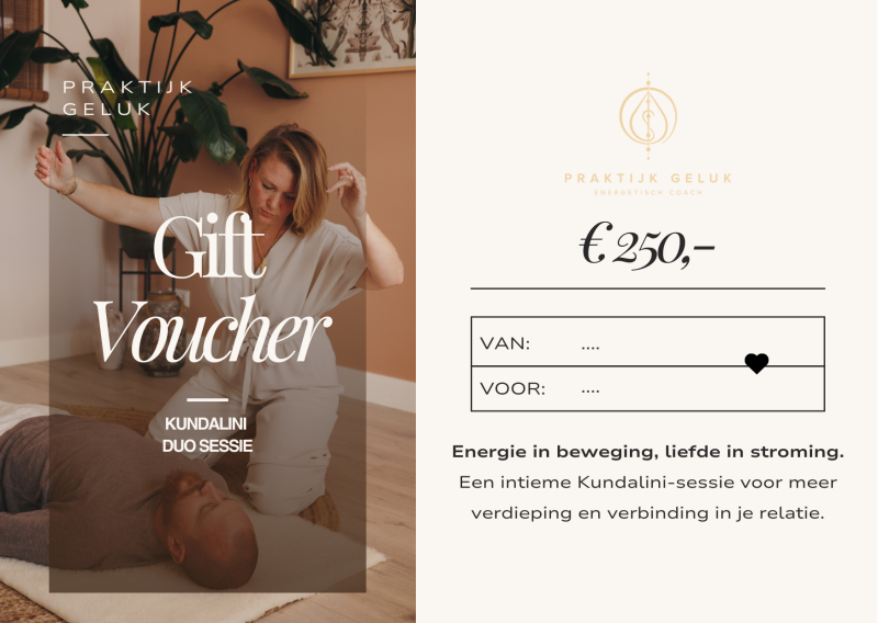 CADEAUBON: Kundalini duo sessie voor verdieping van je relatie ❤️