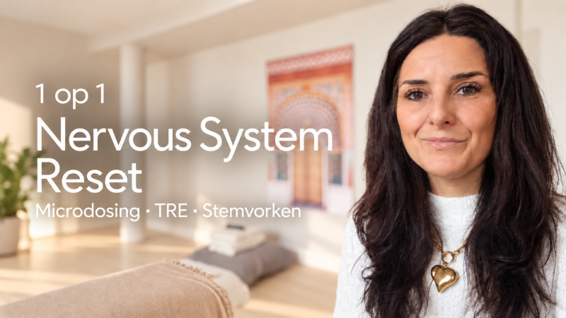 𝗡𝗲𝗿𝘃𝗼𝘂𝘀 𝗦𝘆𝘀𝘁𝗲𝗺 𝗥𝗲𝘀𝗲𝘁 Microdosing · TRE  · stemvorken