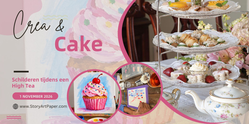 CREA & CAKE – Een High Tea die zowel lekker als creatief is!