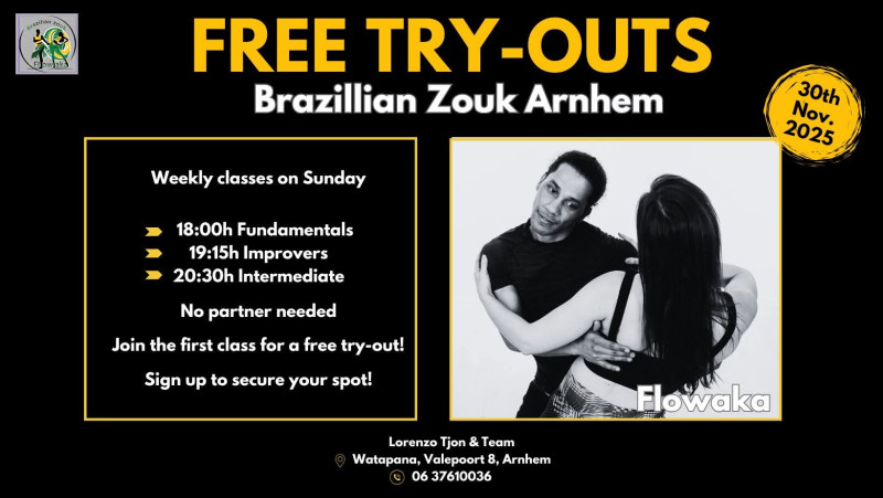 Proeflessen Brazilian Zouk