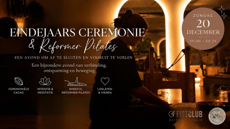 Eindejaars Cacao & Reformer Pilates Ceremonie