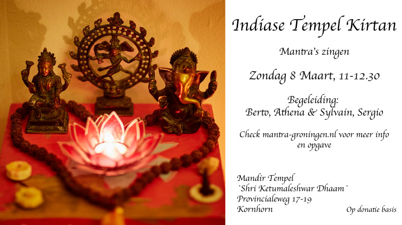 Indiase Tempel Kirtan
