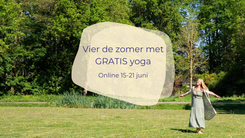 Gratis zomerweek met yoga