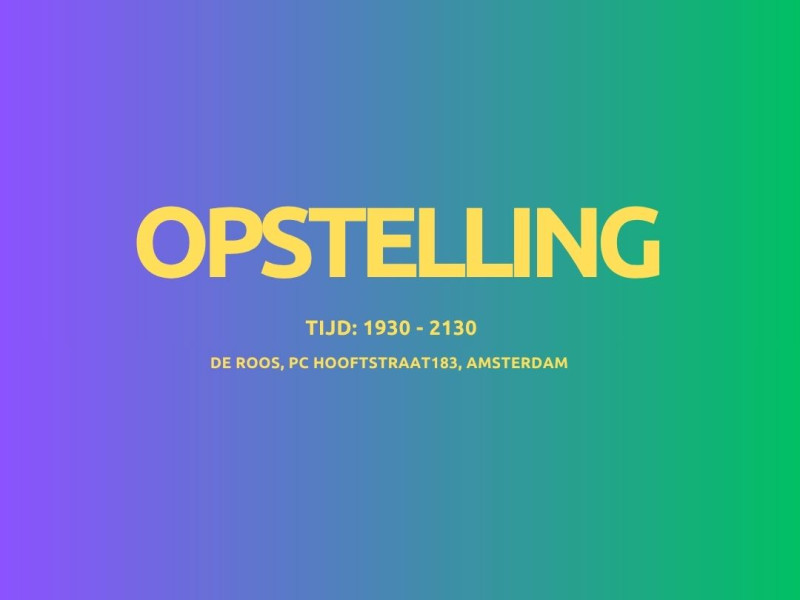 Familie Opstelling Amsterdam