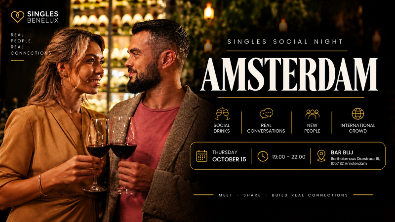 Singles Dating Night Amsterdam: Meet up to 70 Singles
