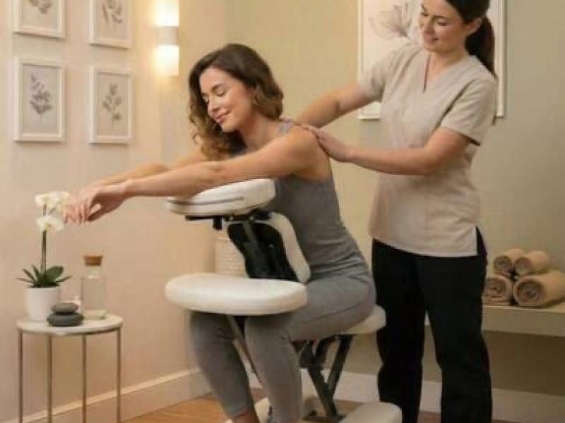 Stoelmassage Hoofd-Nek-Schouders