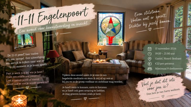 11-11 Engelenpoort een avond voor bewustwording en inzicht