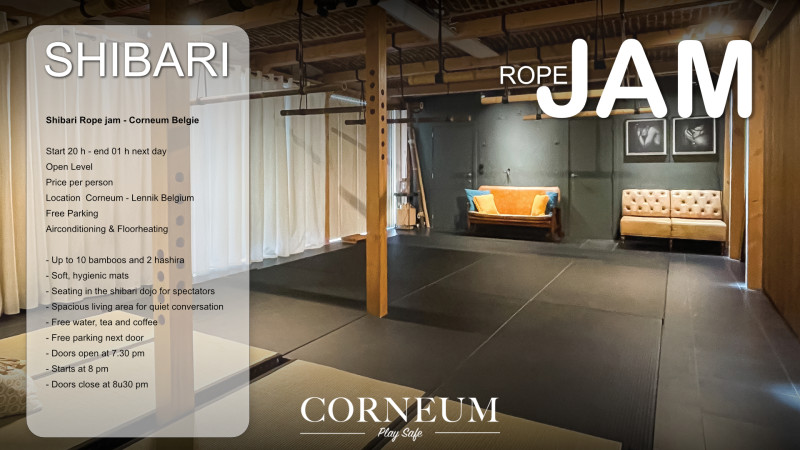 Shibari Rope jam - Corneum Belgie