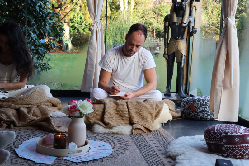 🐺 Men's Deep Reset Kundalini Activatie - cacao & blauwe lotus
