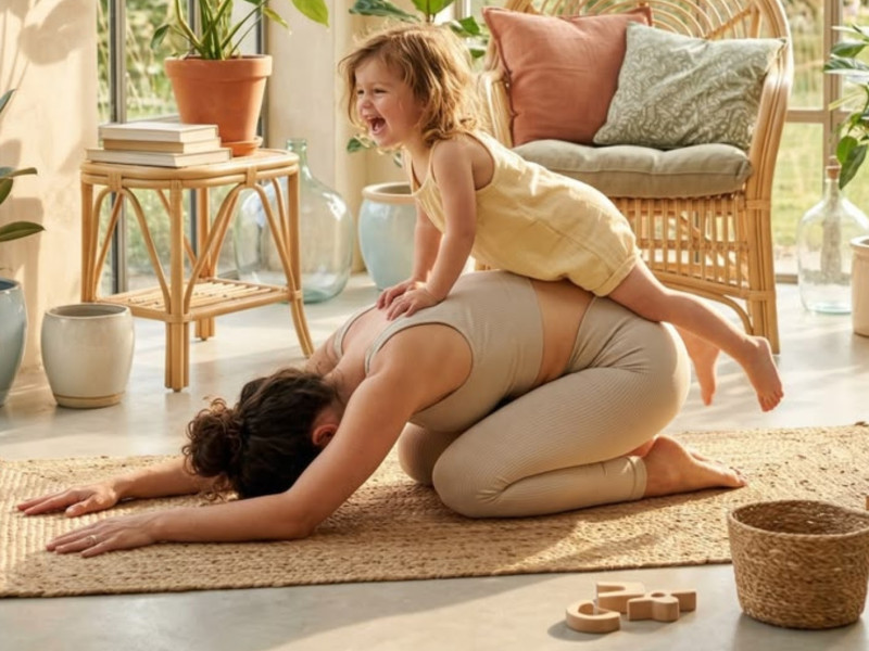 Ouder & Kind Yoga bij "In my Aira" in Simpelveld