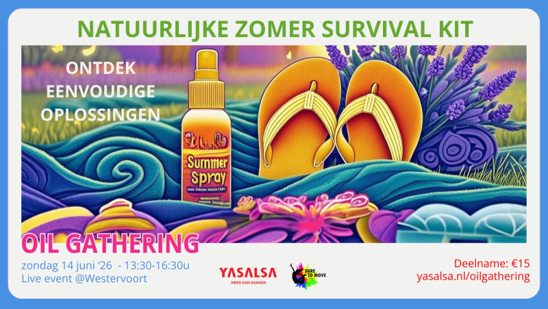 Natuurlijke zomer survival kit